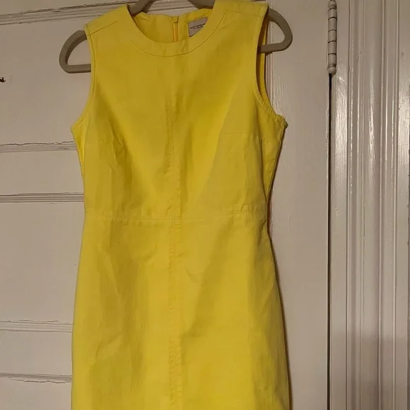 Neon denim dress sales